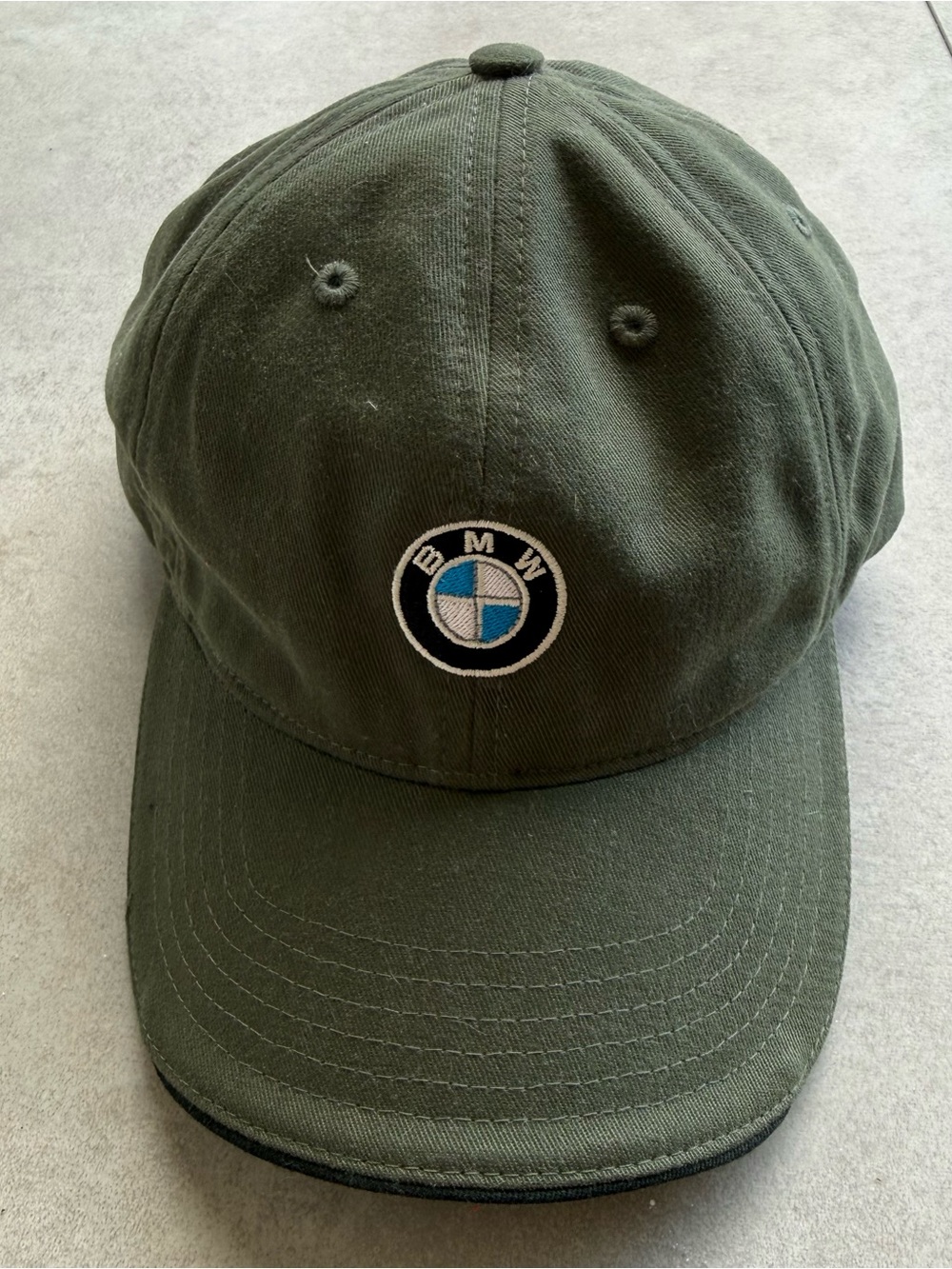 BMW Baseball Cap Dark green one size  logo front lifestyle Adjustable cotton